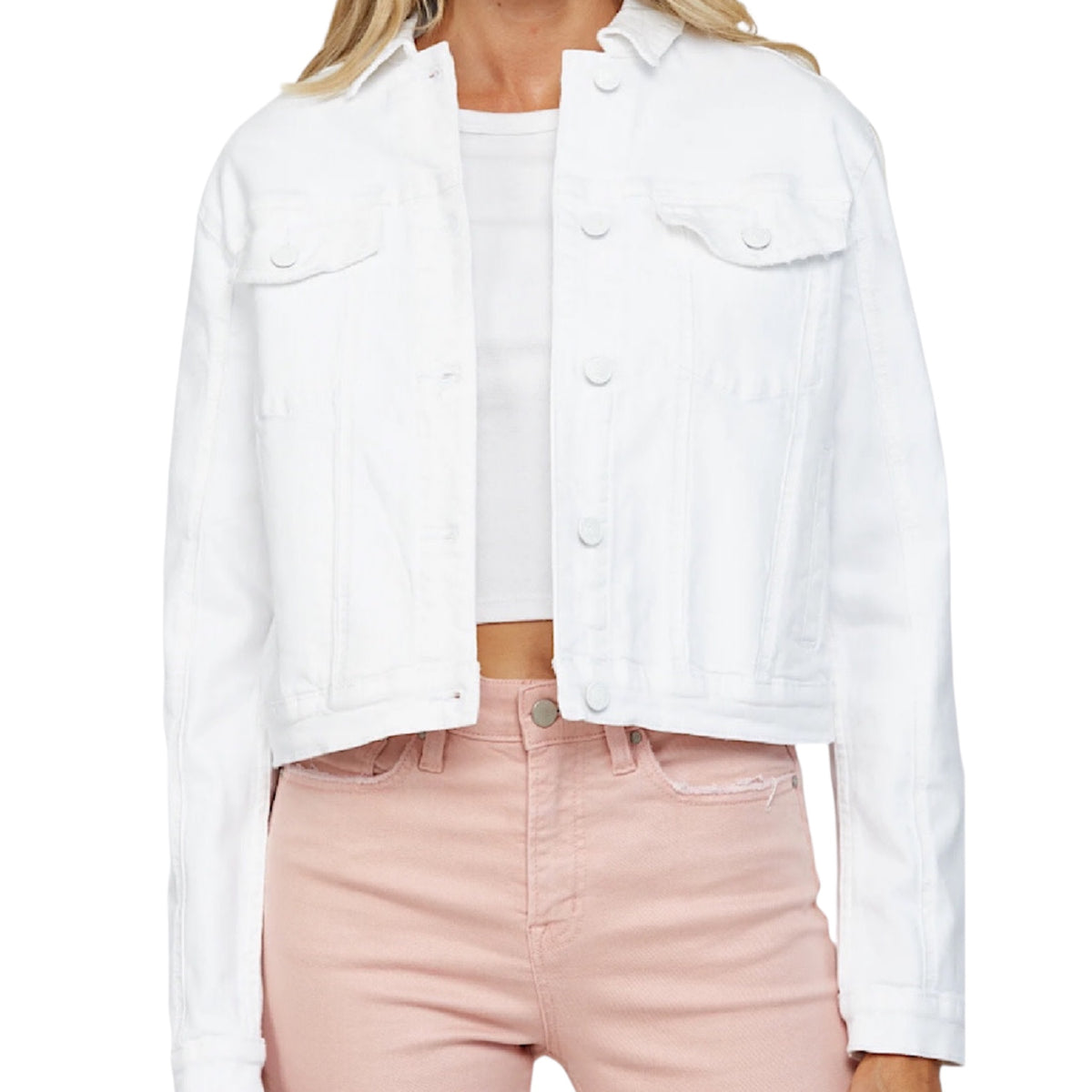 MICA MDP-J3012WH Stellamaris White Denim Jacket