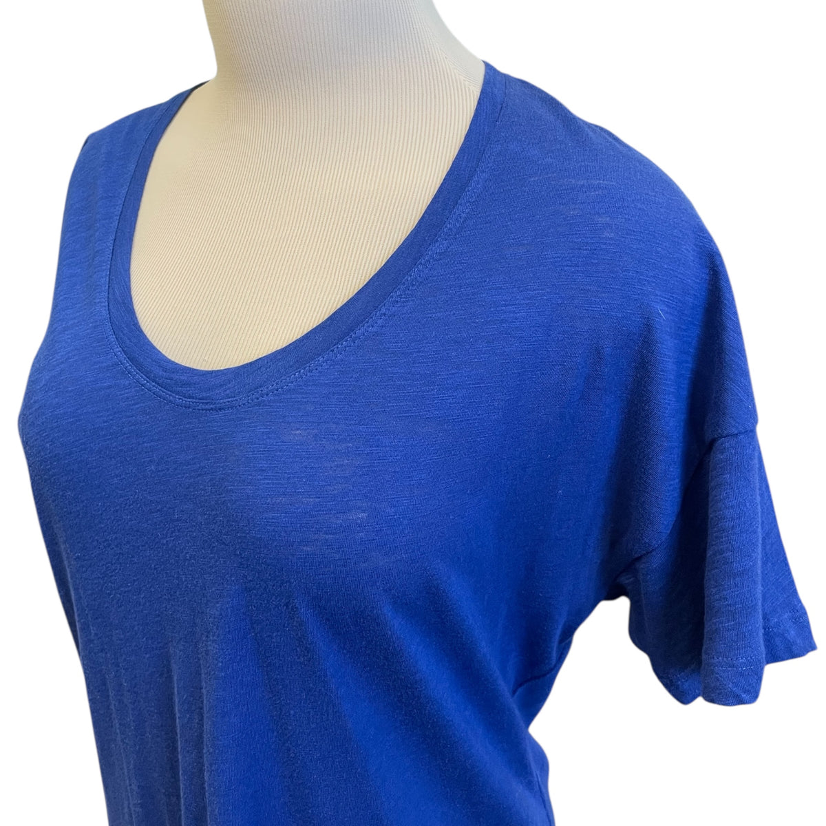 New York & Company Royal Blue Shirt Dress Size S - RF
