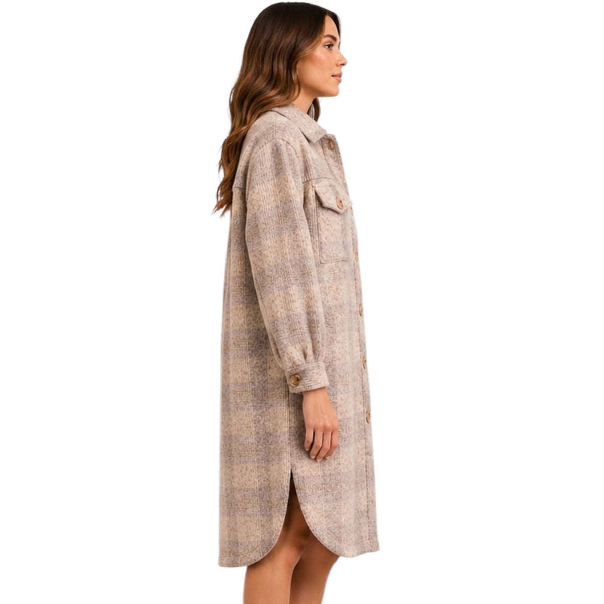 Z Supply Sonoma Plaid Jacket Orchid Rain