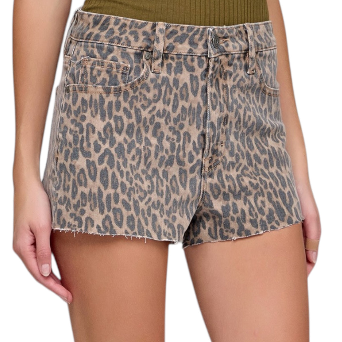 HD4319-CHE Cheetah Printed Shorts