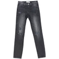 Flying Monkey Y2633 Black Distressed Skinny Fit Jeans Size 25-RF