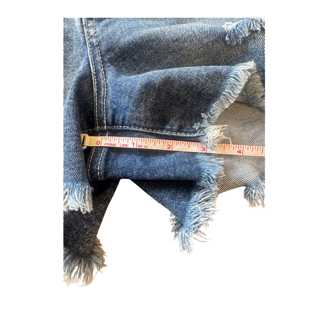 Sneak Peek SP-S7325ML Medium Wash Denim Shorts Size Small-RF