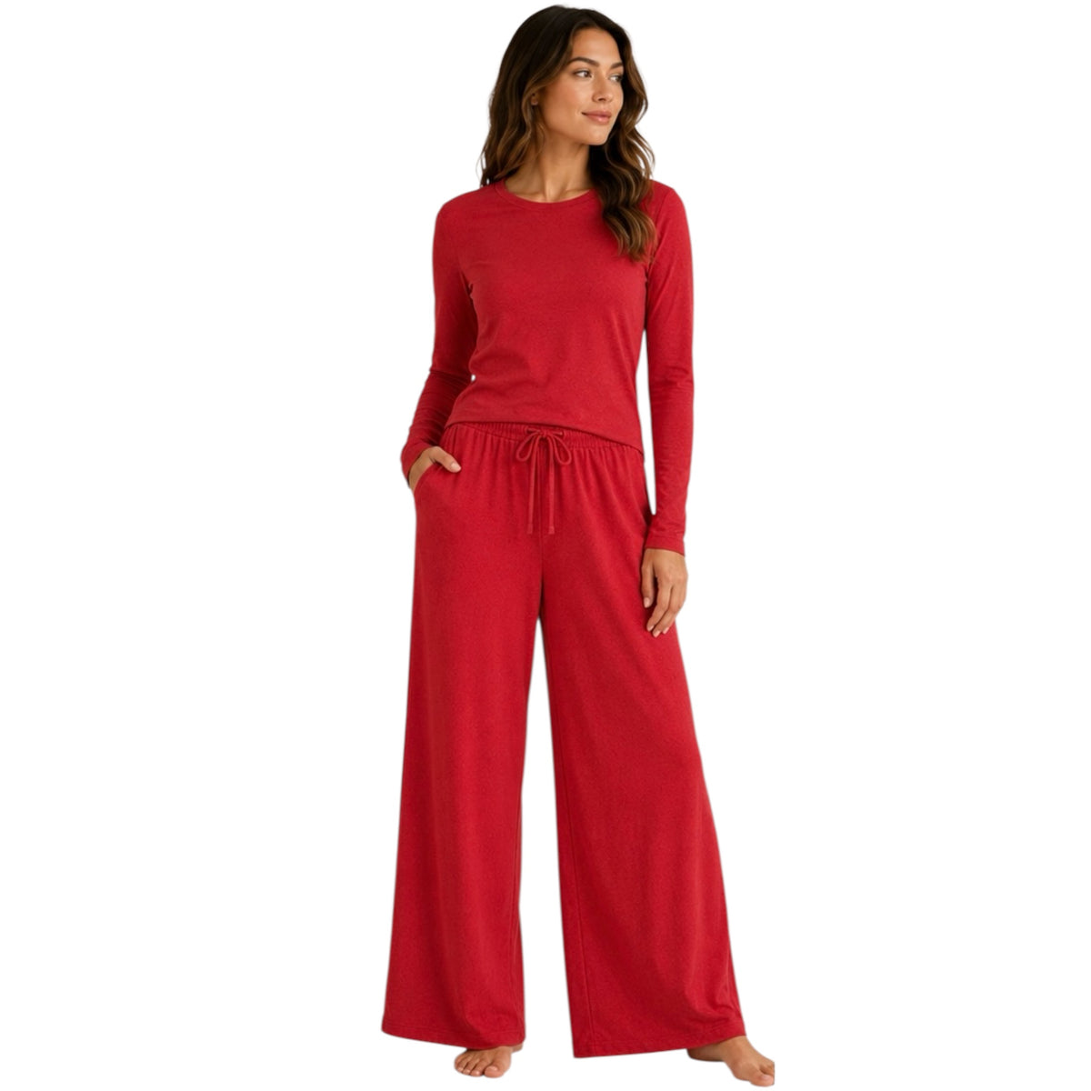 Z Supply Sabrina Rendezvous Red Pant S