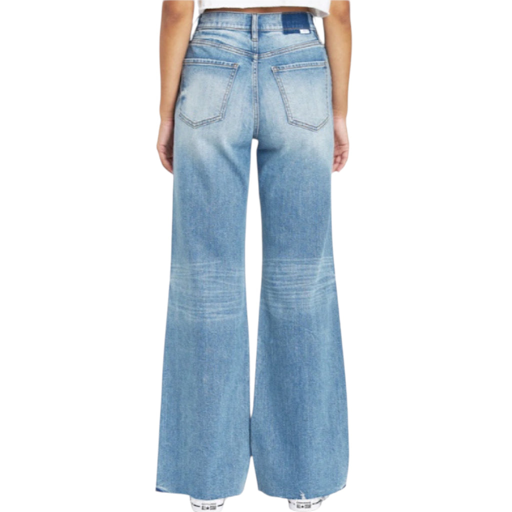 DAZE D6205COT-FLG Far Out High Rise Wide Leg