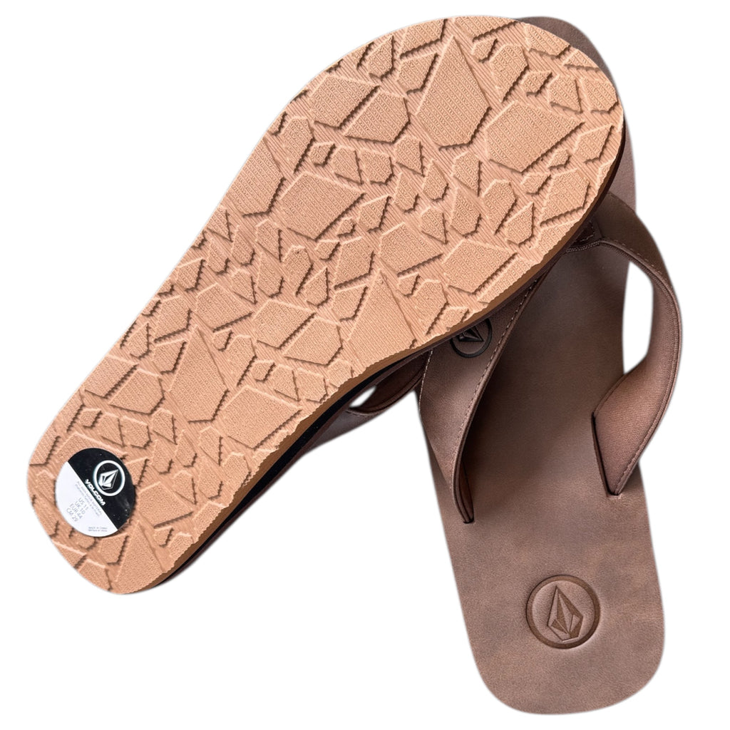 Volcom Brown Flip Flop Sandals