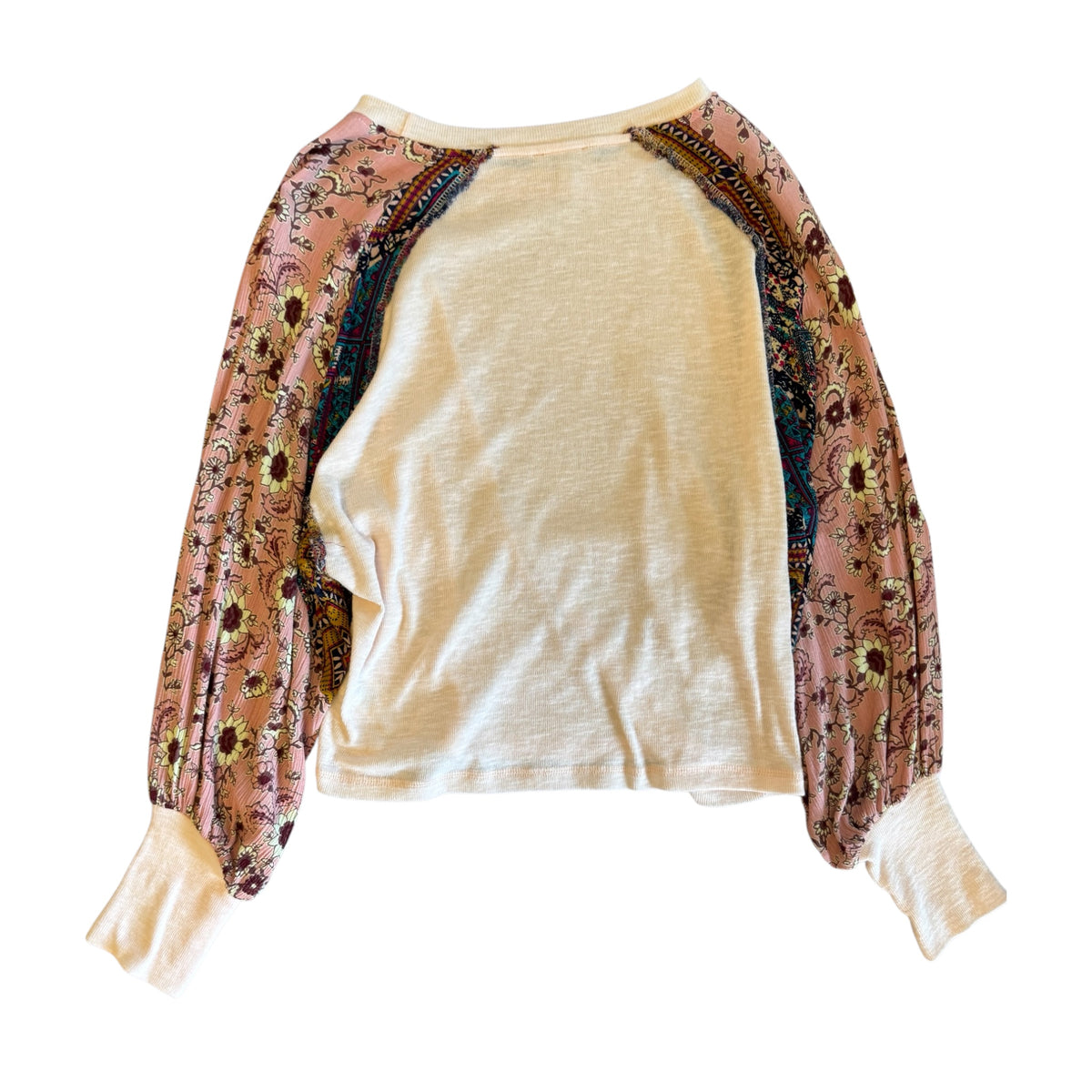 Umgee Multi-Pattern Long Sleeve Shirt Size S - RF