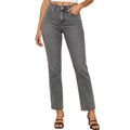 MICA Gunmetal Grey High Rise Vintage Garment Dyed Straight MDP-T3111GG