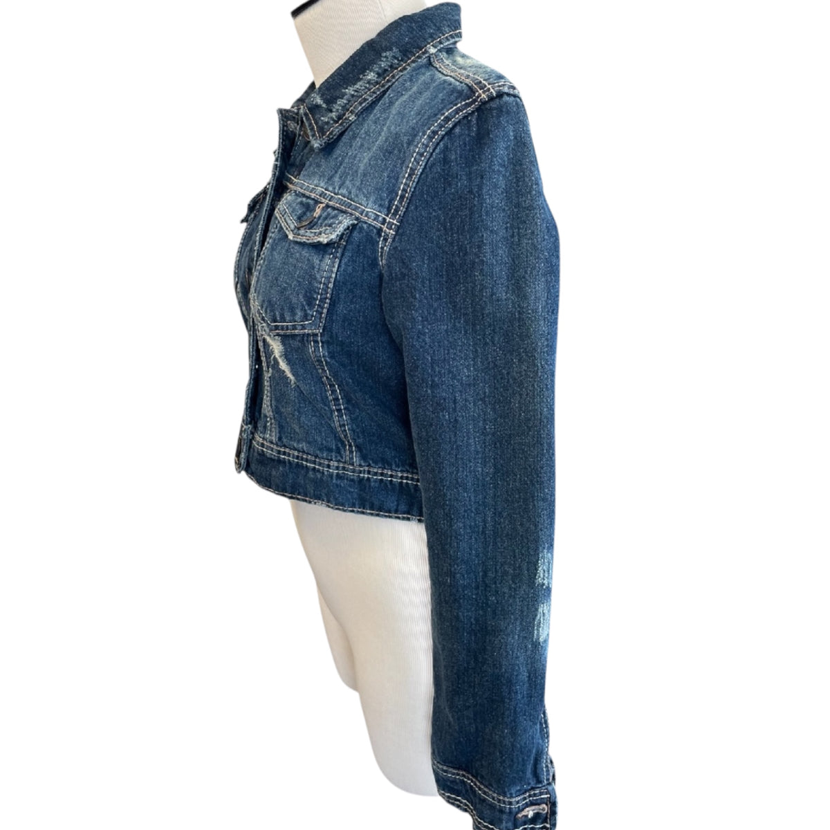 Rue 21 Denim Ladies Jacket Size Medium - RF