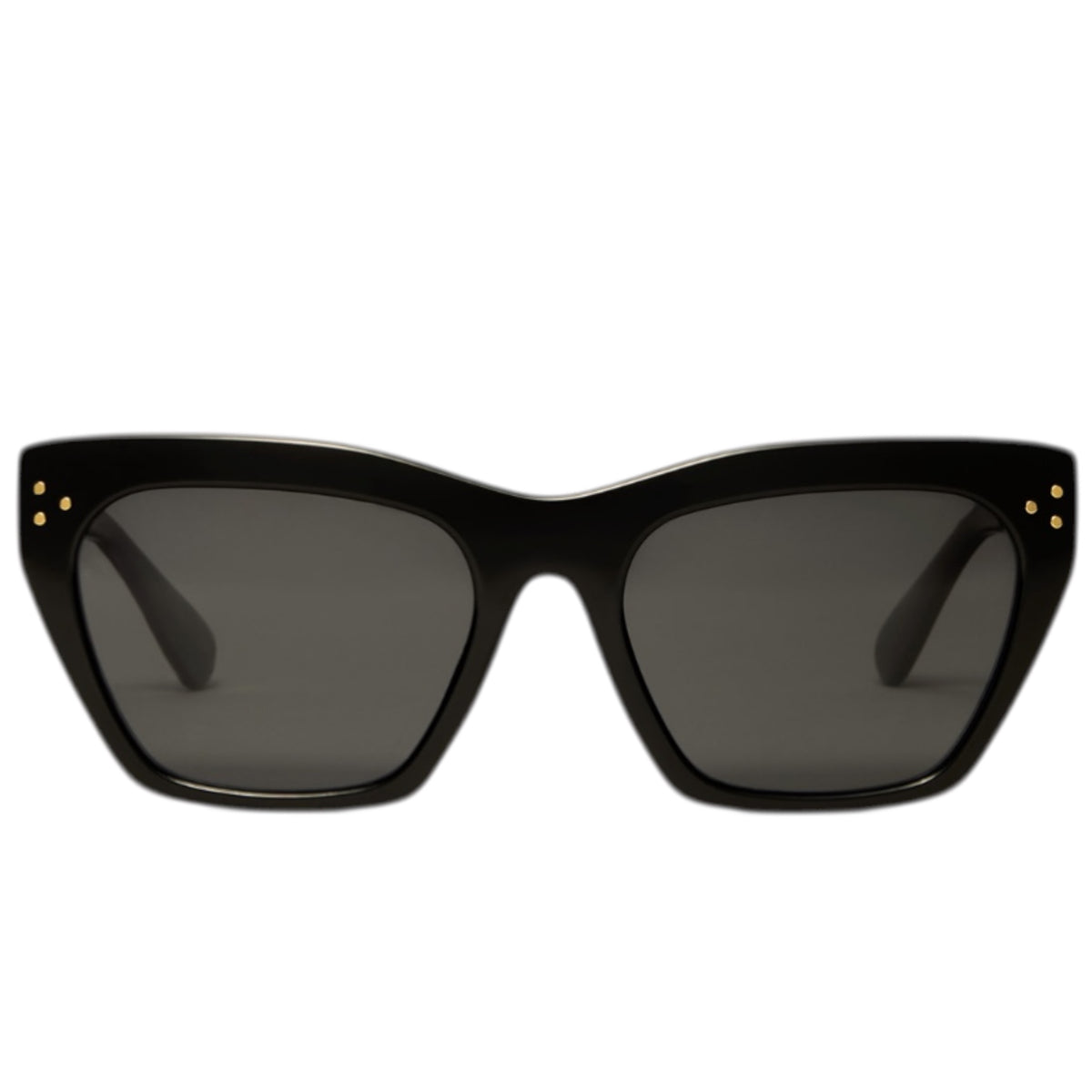 Z Supply Park Ave Polished Black-Grey Polarized Sunglasses