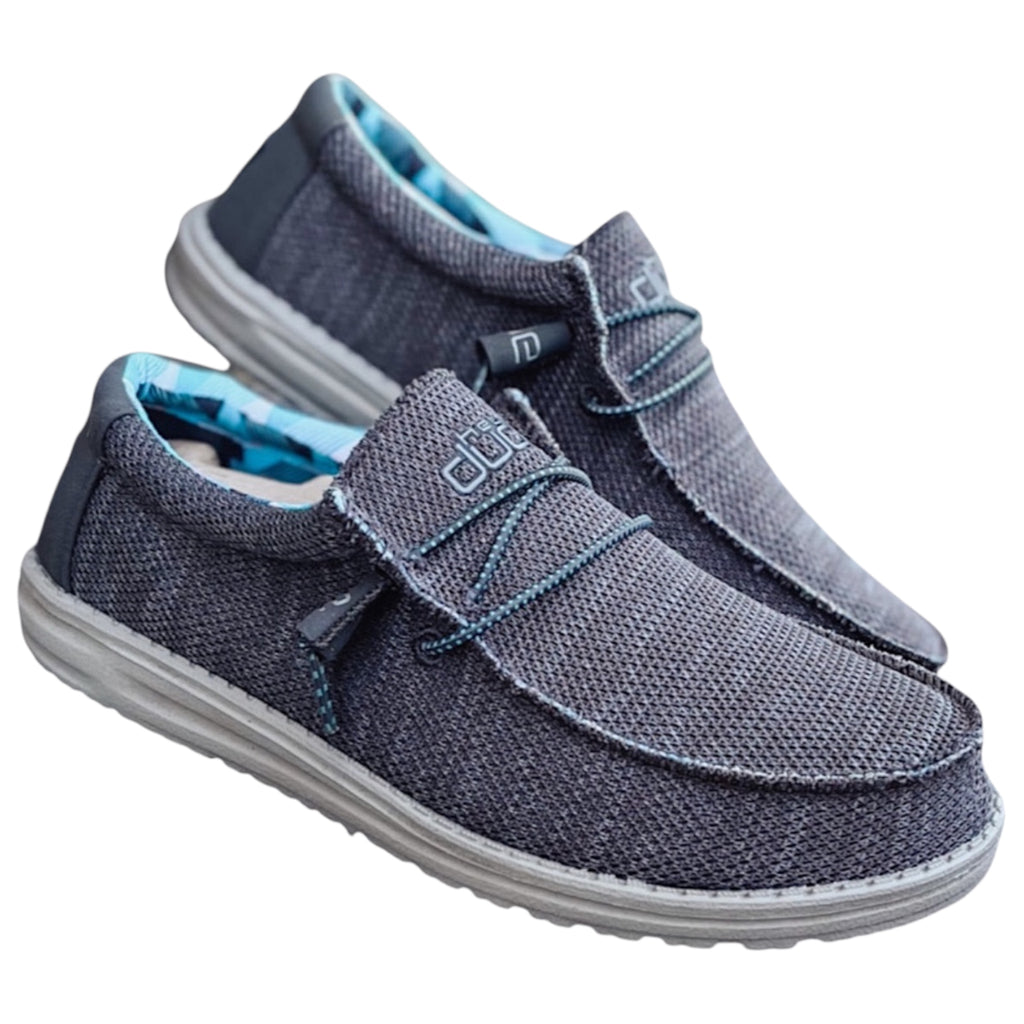 Hey Dude Wally Sox Charcoal