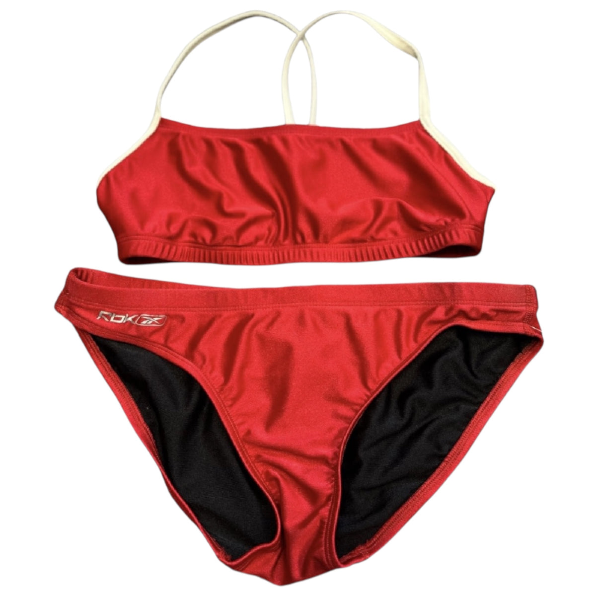 REEBOK Red 2 Piece Bikini Size 6-RF