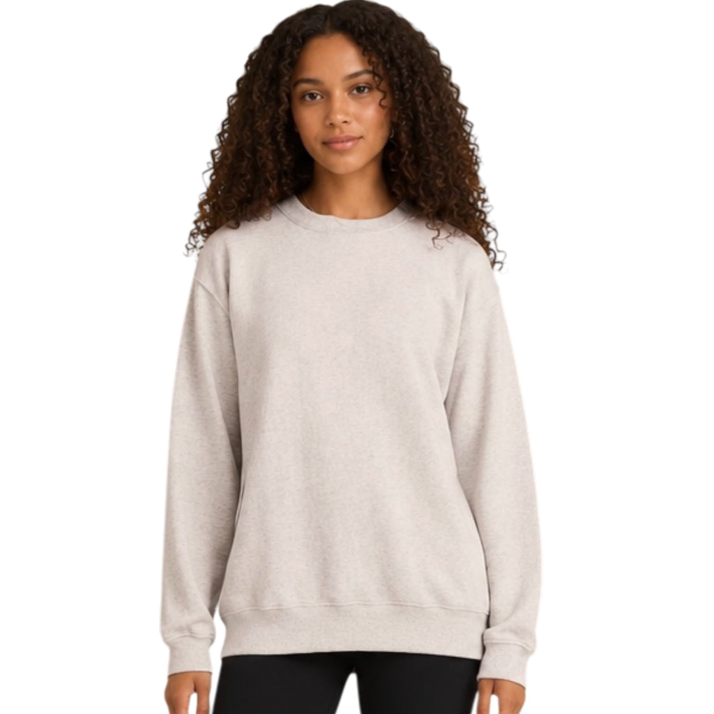 Z Supply Oversized Sweatshirt Light Heather Grey