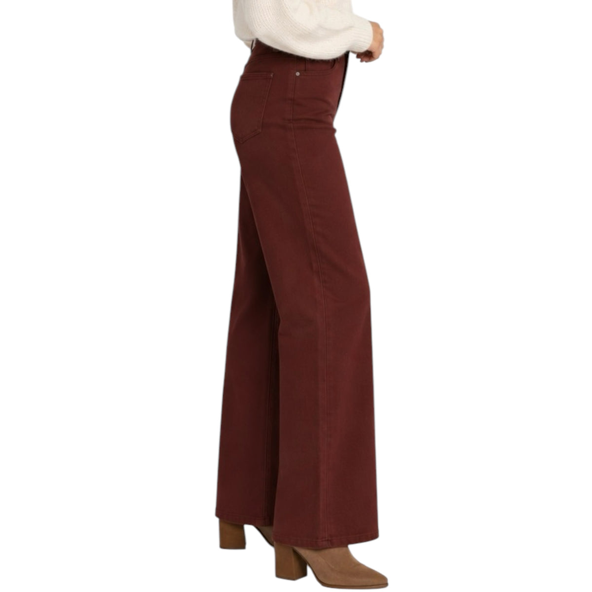 MICA MDP-W3602BU Deep Burgundy Wide Leg