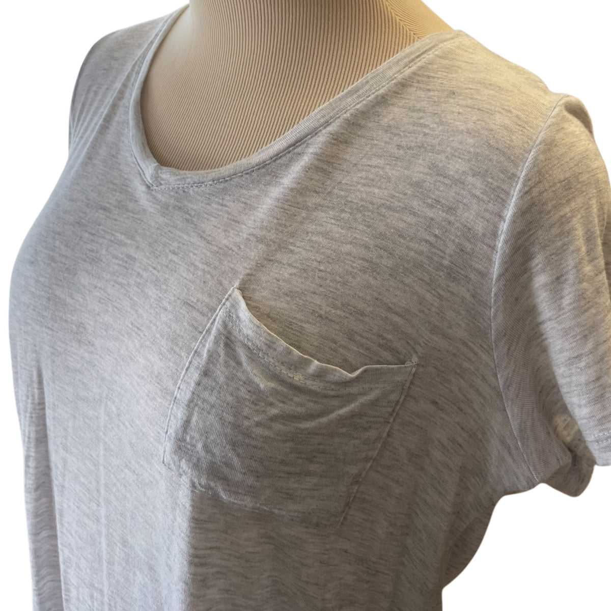 Tresics Light Grey Basic Pocket T-Shirt Size M - RF