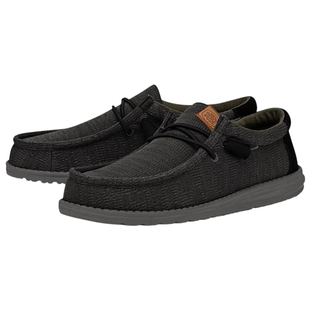 Hey Dude Wally Grid Black