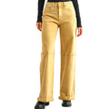 MICA MDP-W3887AR Camel High Rise Wide Leg Cuffed Jeans