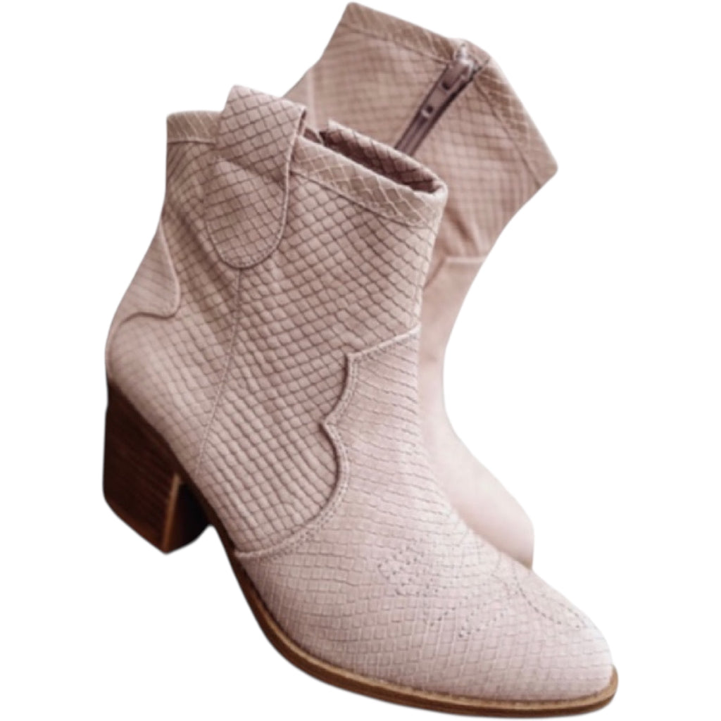 Dirty Laundry Unite Snake Blush Bootie