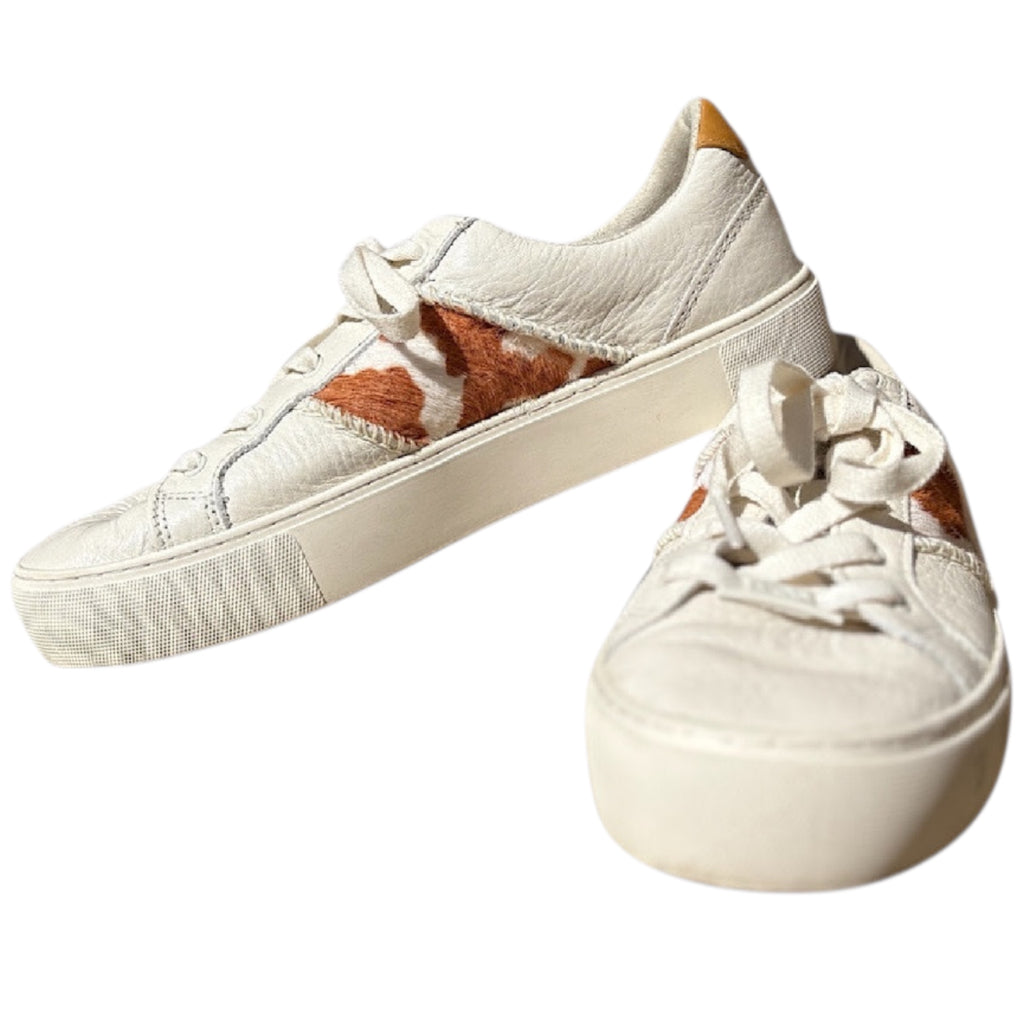UGG Cowhide Patch Sneakers Size 9-RF