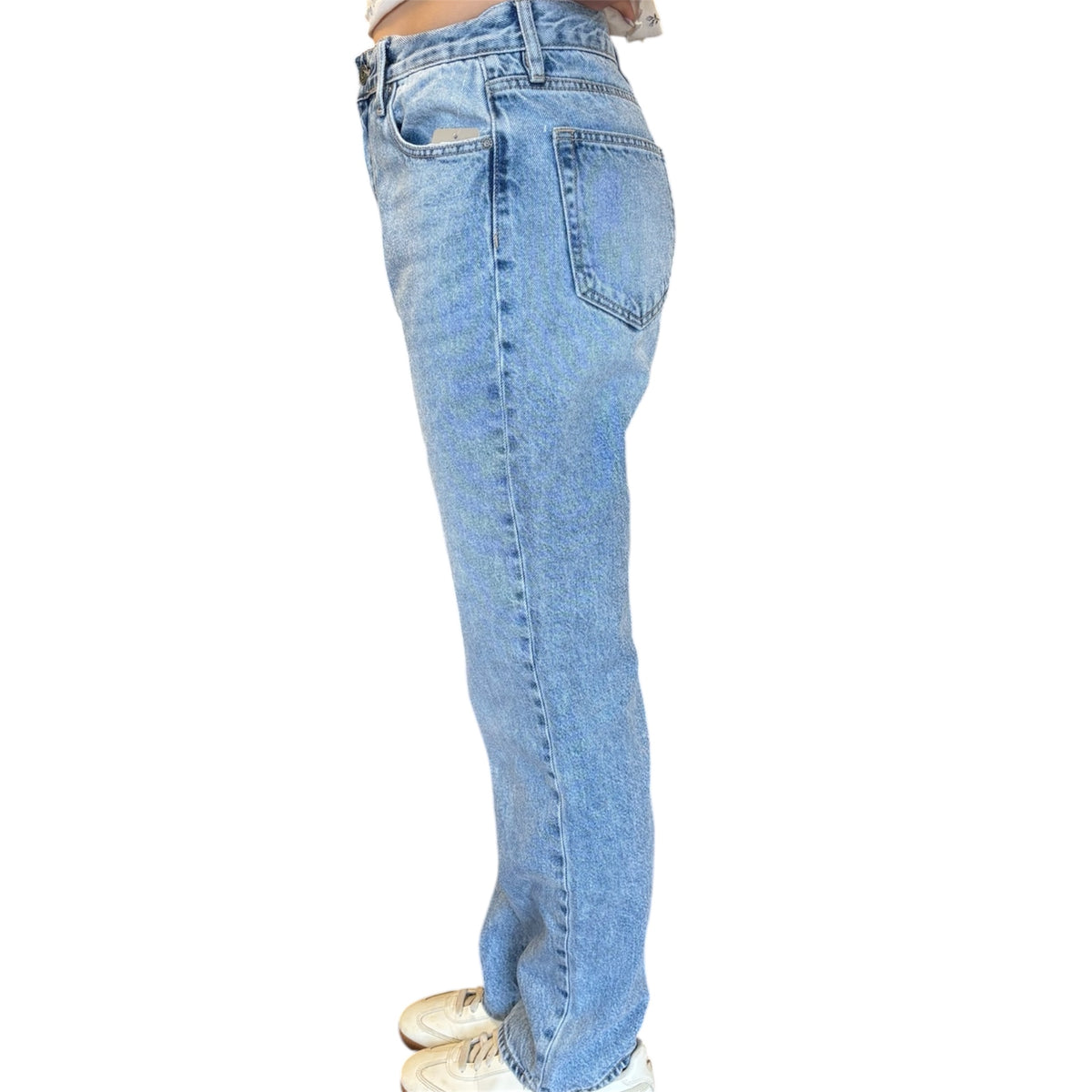Hidden HD1343RS-M Tracey Light Wash Relaxed H/R Straight Leg Jeans Size 27 - RF