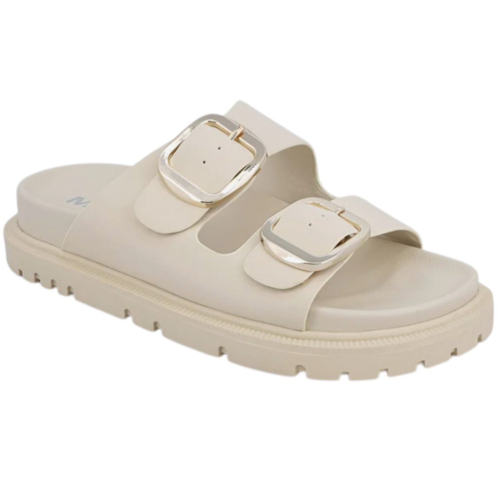 MIA Seashell Sandal With Gold Accent