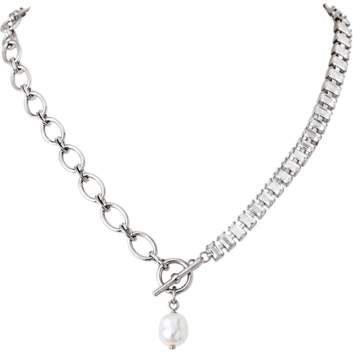 Pearl Silver Necklace