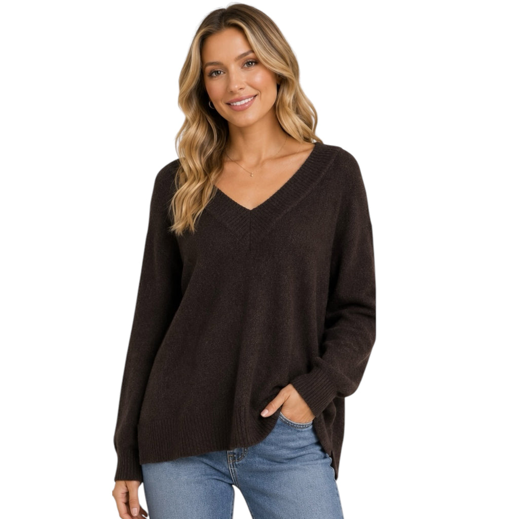 Long Sleeve V-Neck Sweater