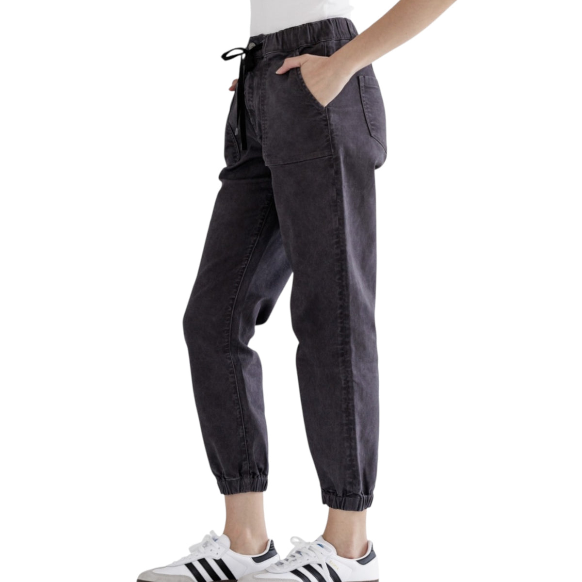 Mica Jogger Char Grey- Side View 