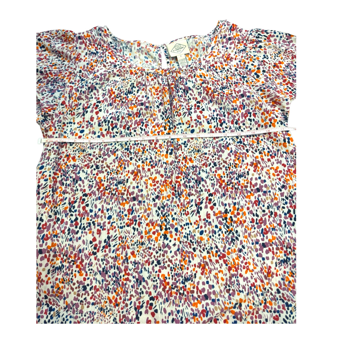 St. John's Bay Multi-Color Speckled Top Size Small - RF