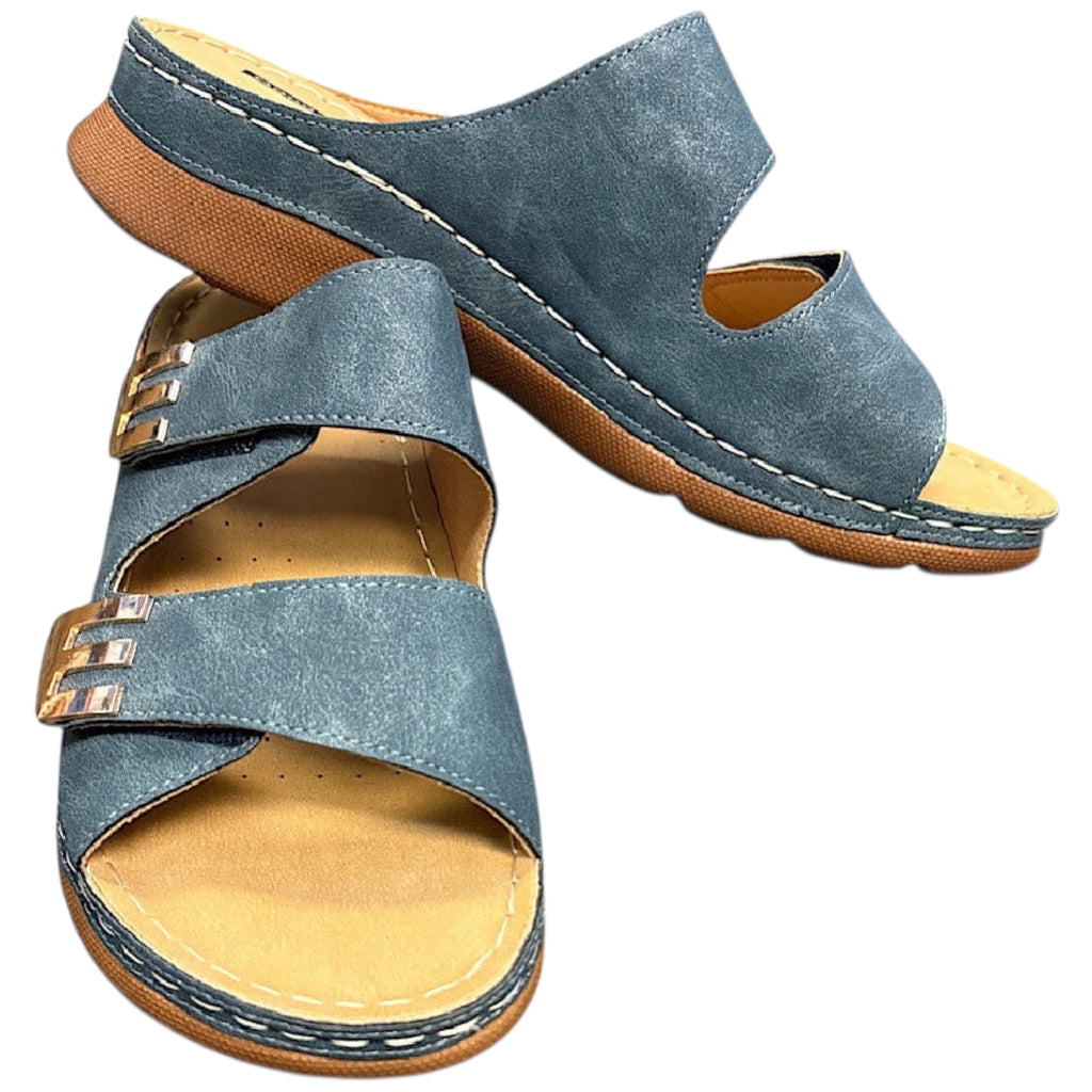 Good Choice Navy Gretchen Sandals