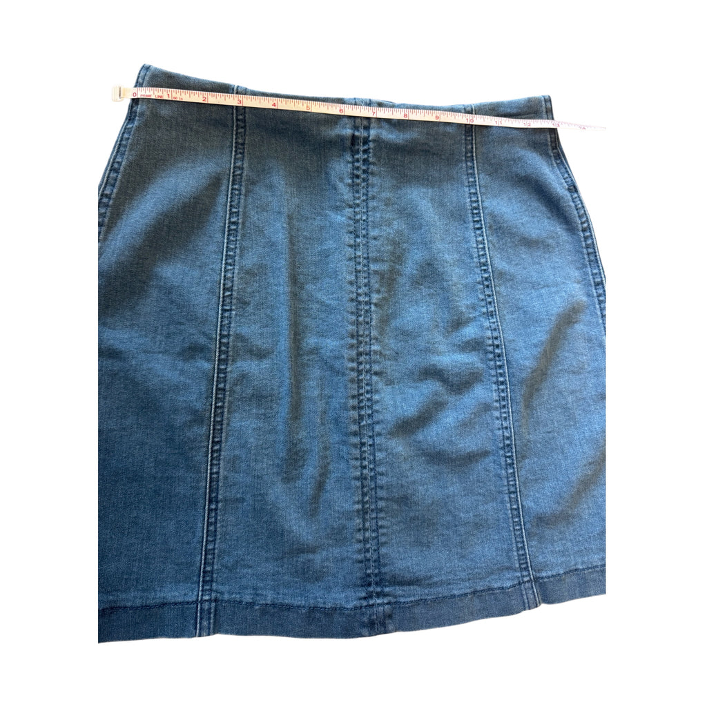 Sadie & Sage Dark Blue Denim Skirt Size Small-RF