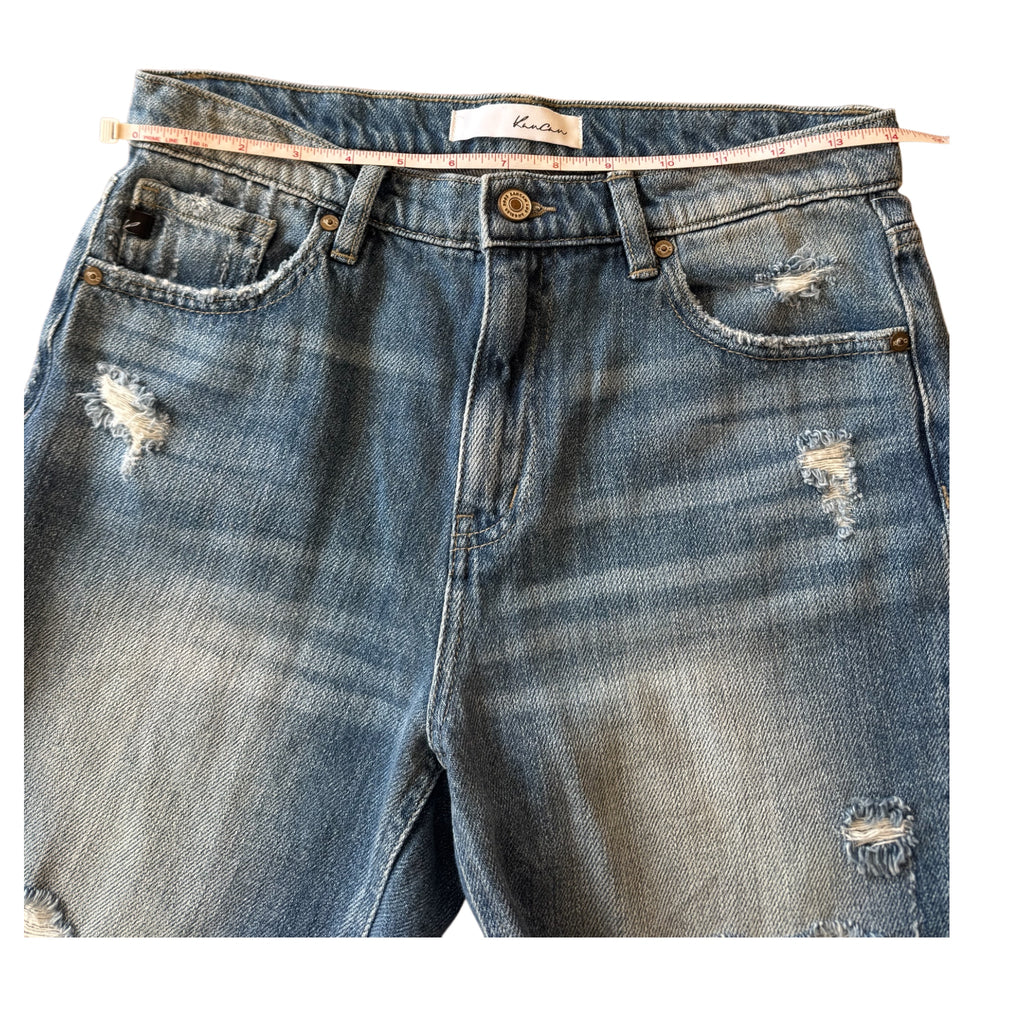 KanCan KC8585M Medium Wash Bermuda Shorts Size 1/24-RF