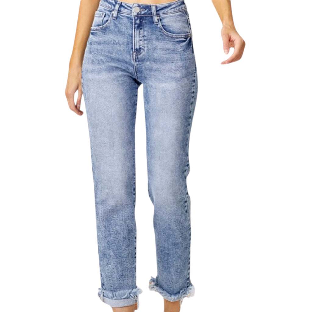 Risen Mid Rise Girlfriend Jeans RDP5313