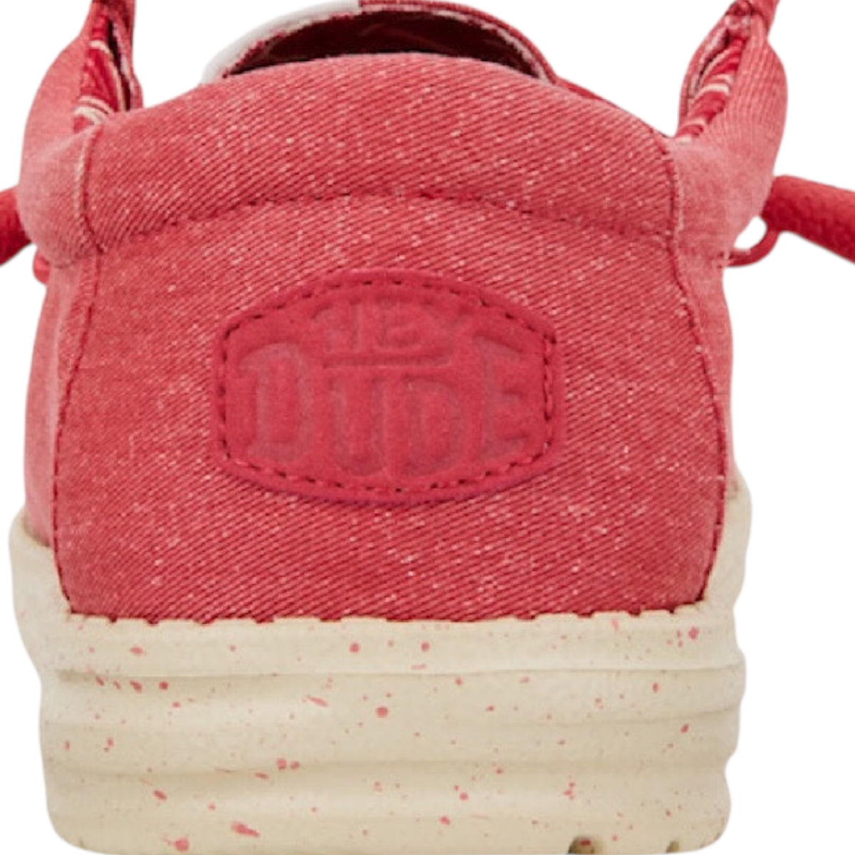 Hey Dude Wally Stretch Canvas Karanda Red Mens