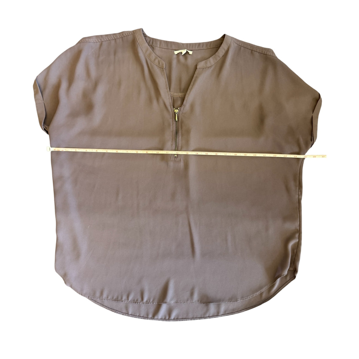 Maurices Dusty Violet Quarter-Zip Top Size XXL - RF