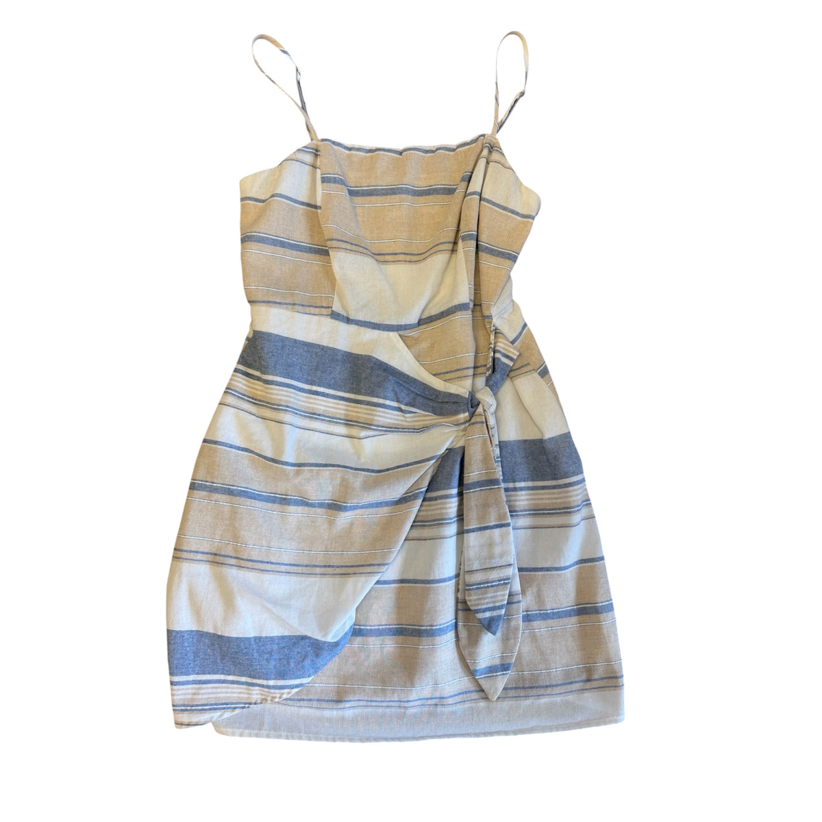 BaeVely Striped Spaghetti Strap Dress Size Medium - RF