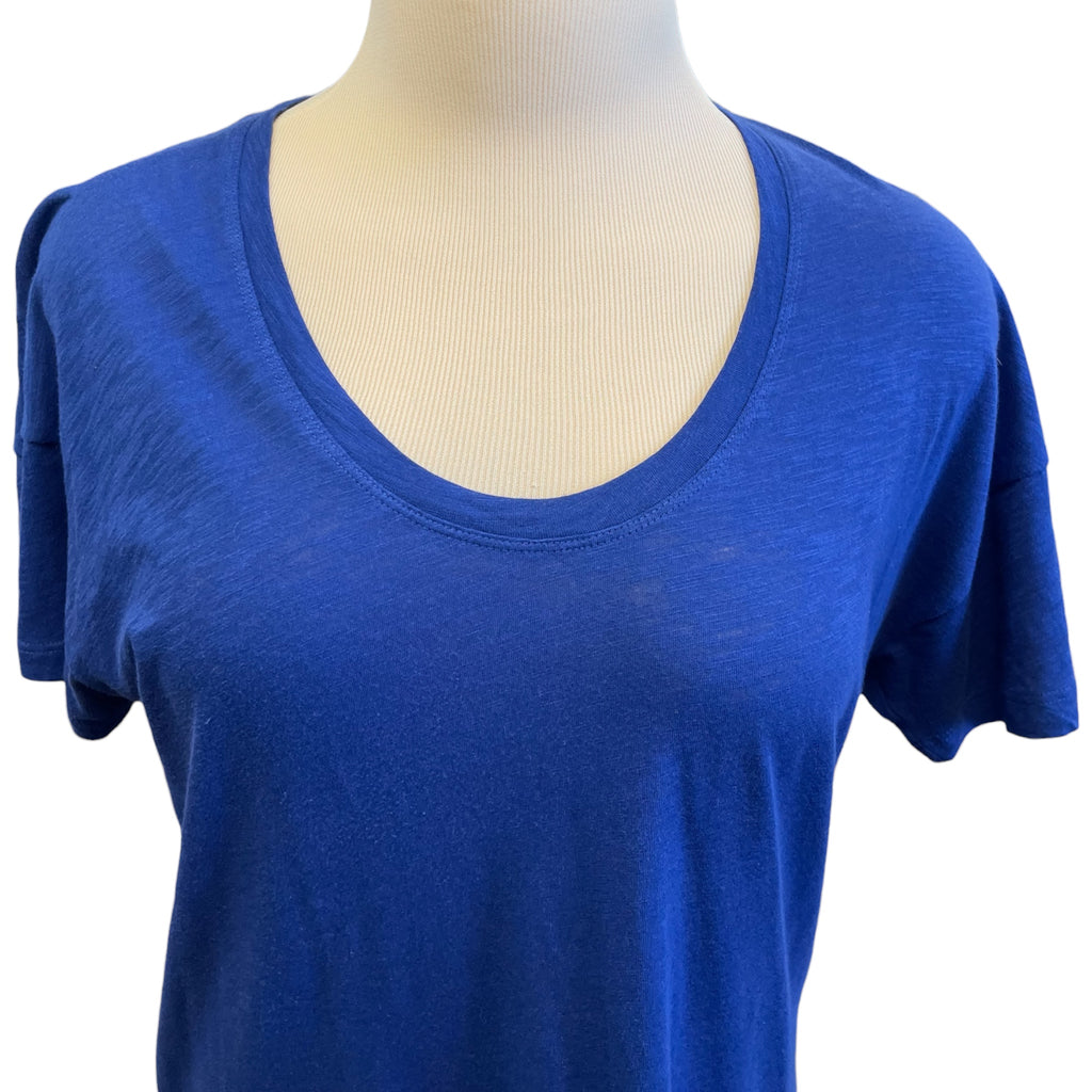 New York & Company Royal Blue Shirt Dress Size S - RF