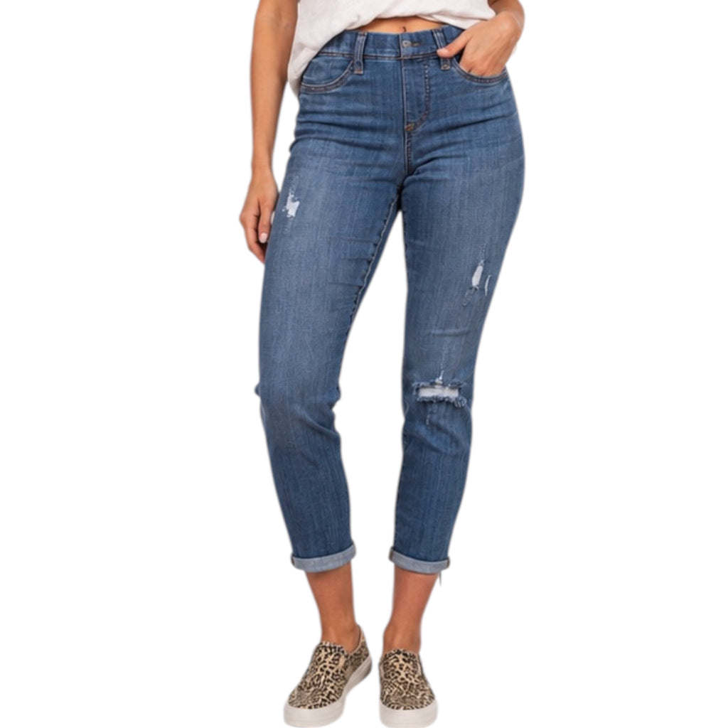 Judy Blue JB88369 M/R Destroyed BF Jegging