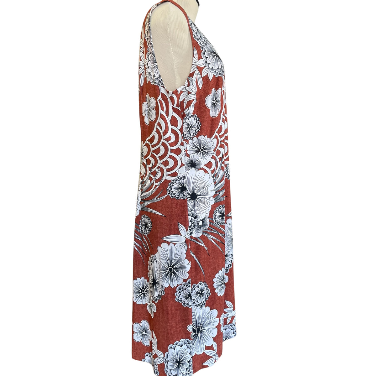 Studio One New York Sleeveless Burnt Orange Dress Size XL-RF