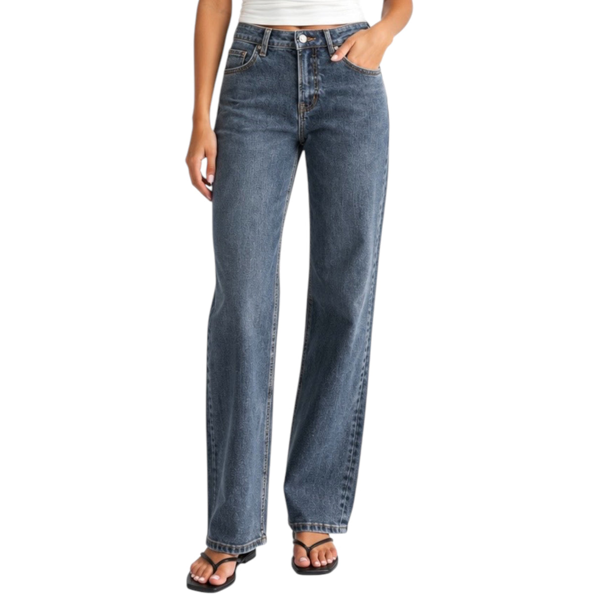 MICA MDP-W4002 Bunker Mid Rise Wide Leg