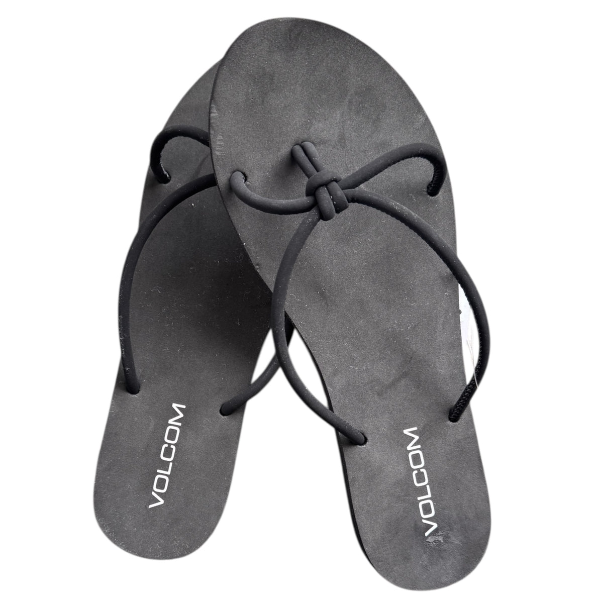 Volcom Black Fast Forward Flip Flop Sandals