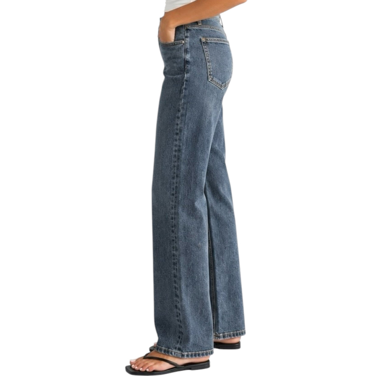 MICA MDP-W4002 Bunker Mid Rise Wide Leg