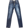 KanCan KC9249D Dark Wash Distress Skinny Fit Jeans Size 3/25-RF