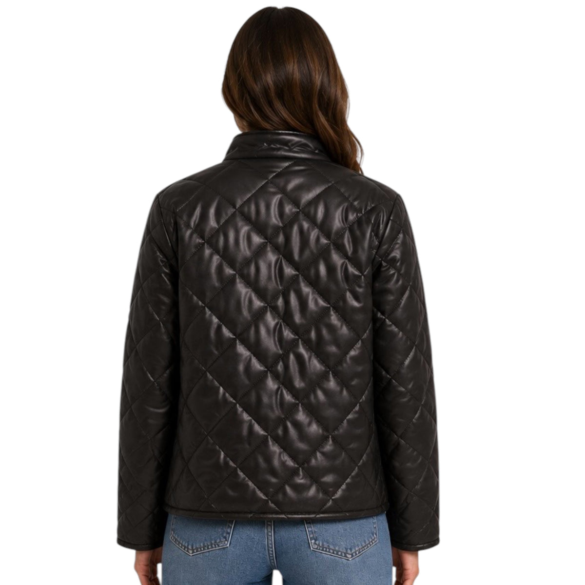 Z Supply Heritage Faux Leather Jacket Black