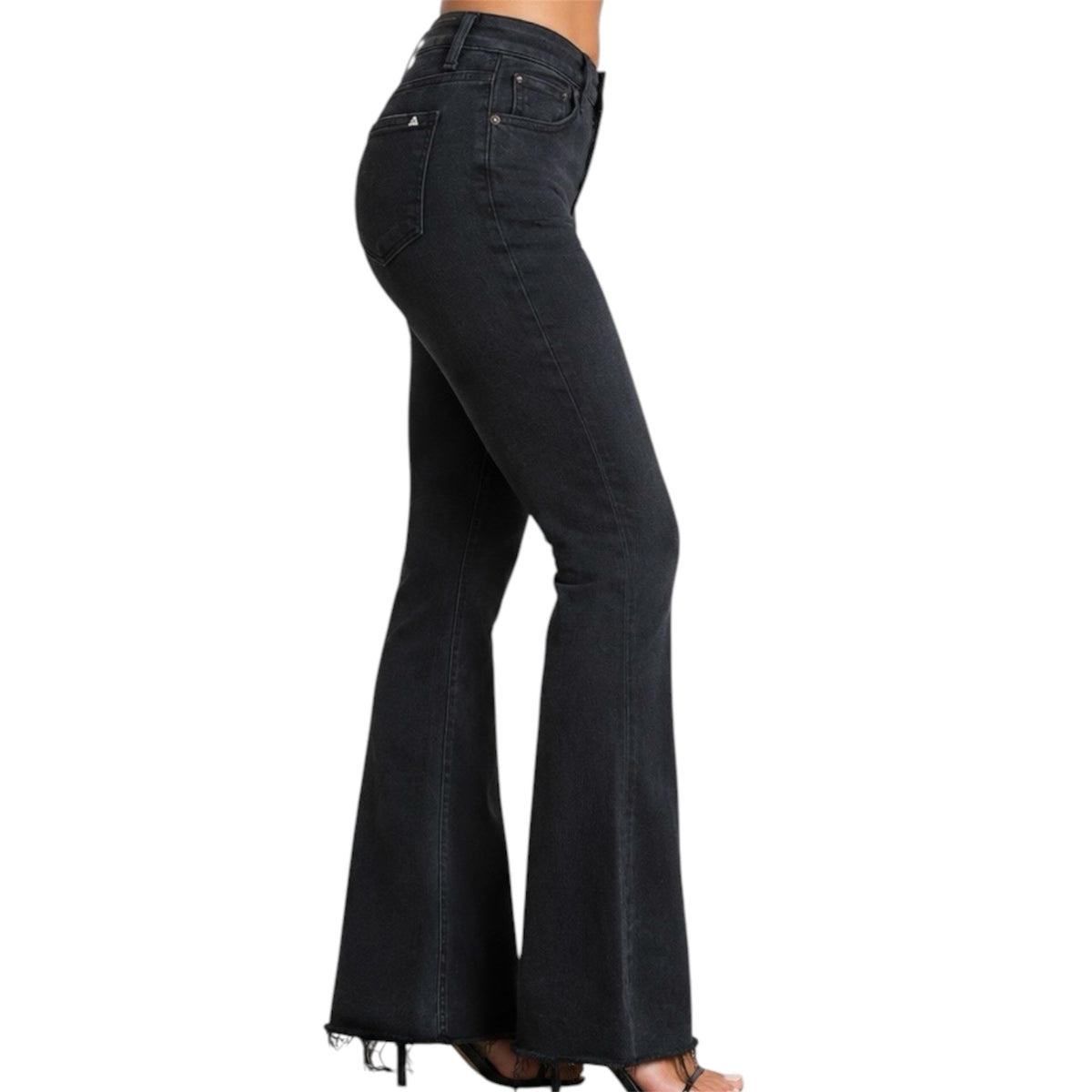 J21 JVP1017 High Rise Black Bootcut Jean