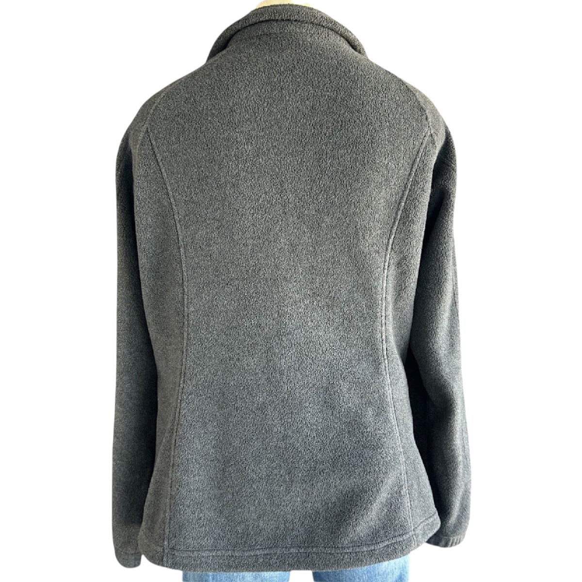 Columbia Charcoal Fleece Jacket Size Large-RF