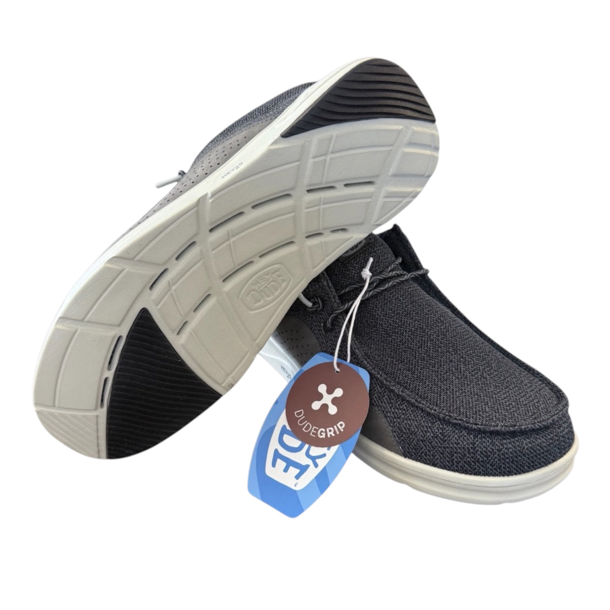 Hey Dude Wally Hey20 Mesh Black/Monument Grey Mens