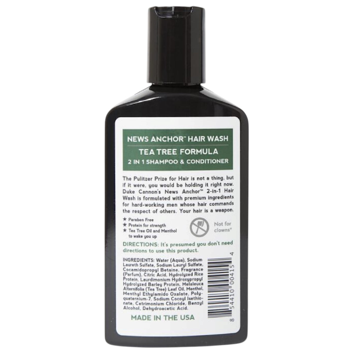 Duke Cannon Shampoo & Conditioner - Tea Tree