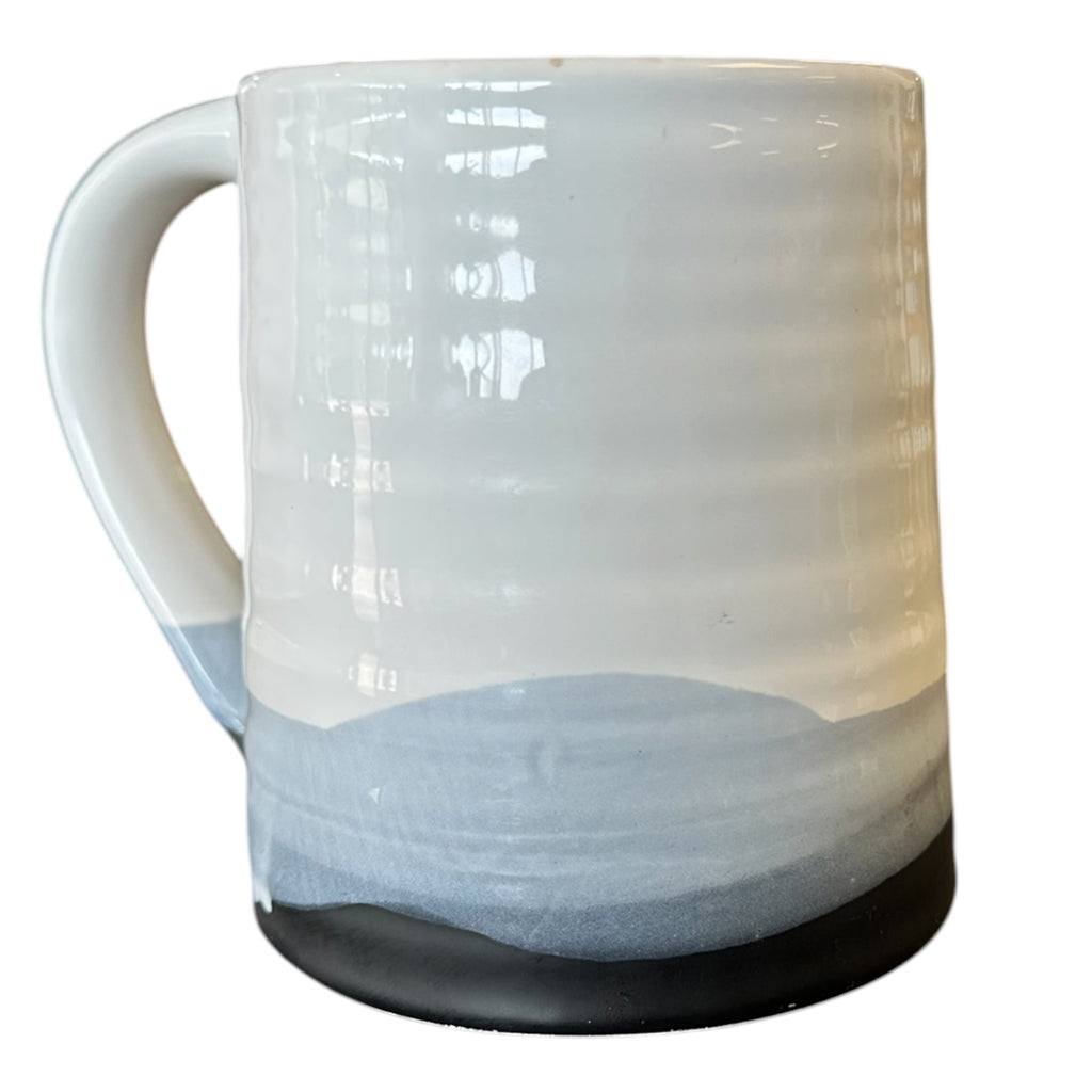 Rustic Modern Ceramic Mug Love Makes The World Go Around