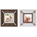 Wood 4x4 Frame with Blessing Beads