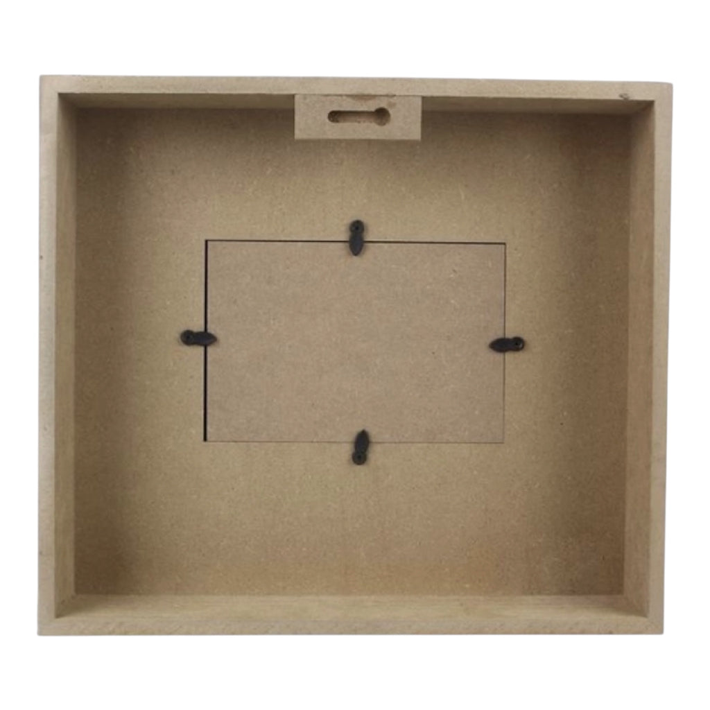 Wood 4x6 Photo Frame with Lift Letters